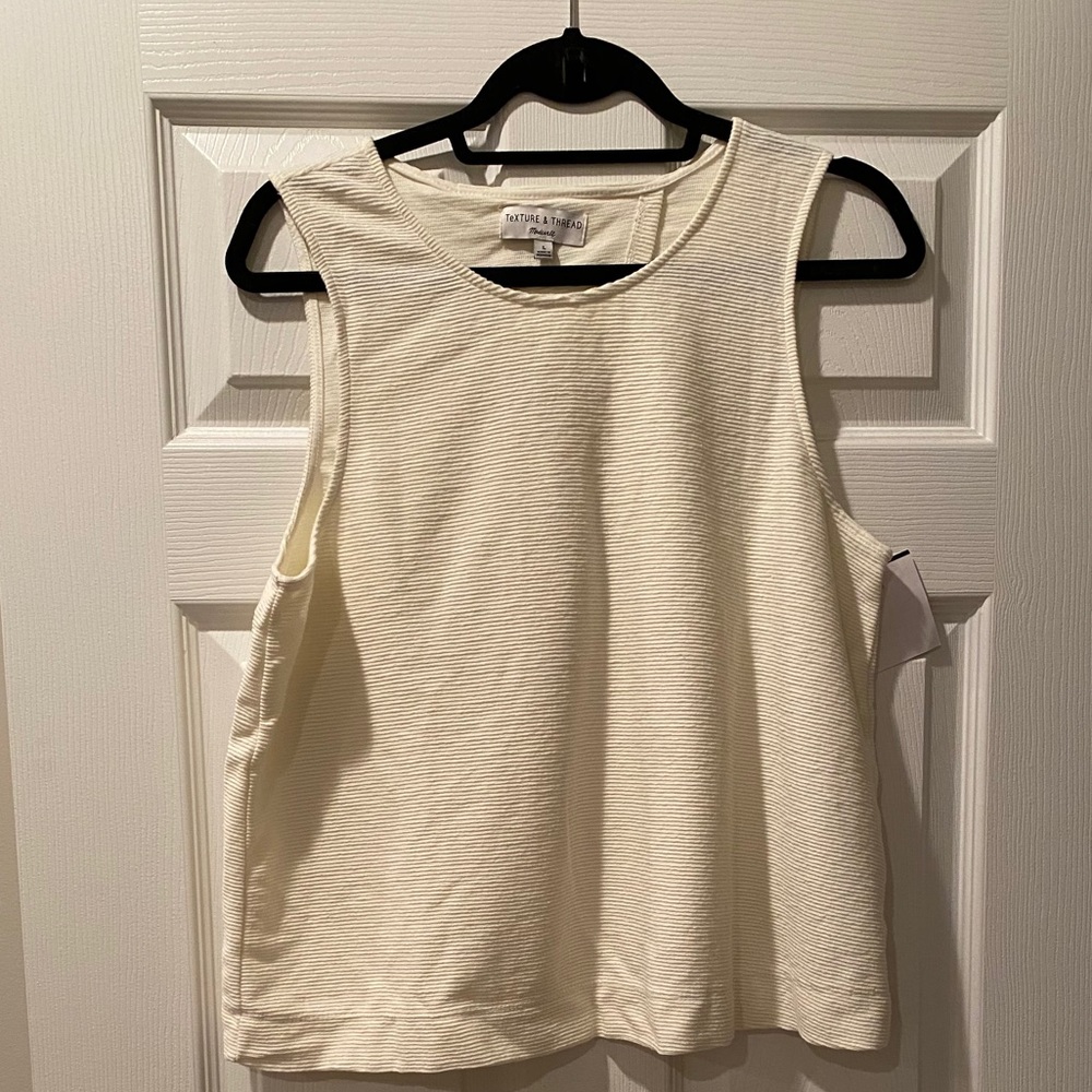 Tank top - ivory